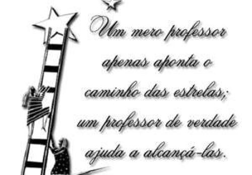 Feliz dia dos professores