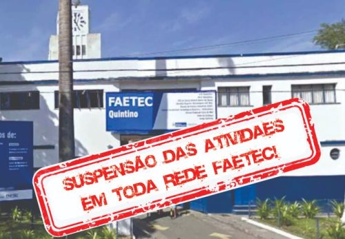 Suspensão das atividades